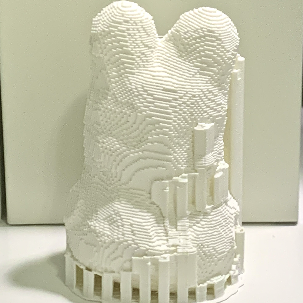 <b>My 3D Printed Sculpture Model</b><br>This is my 3D printed sculpture model. I added support structures to ensure it printed correctly and maintained all its intricate details. Once the printing is complete, I’ll carefully remove these supports to reveal the smooth surfaces underneath.