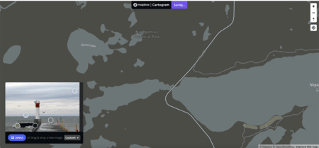 <b>Custom Map with Lighthouse Image Using Cartogram </b><br>I created this map after watching Tutorial 1, using Cartogram to generate a custom color scheme based on the lighthouse image I uploaded. The map takes on the tones from the photo, giving the entire landscape a unique and cohesive appearance, inspired by the colors of the lighthouse and the surrounding sea.