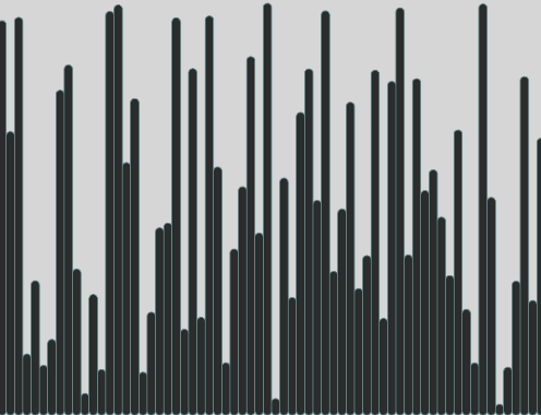  This GIF shows vertical black bars on a white background that move rhythmically. As I listen to the sound of water pouring, the bars fluctuate in height. Each sound of water hitting a surface causes the bars to rise or fall, mirroring the flow and volume of the water.