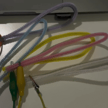 In this demonstration, I manipulate the pipe cleaners to control activities on my laptop screen. Each movement and touch creates dynamic visual effects, showcasing the seamless integration of physical and digital interaction in my project.