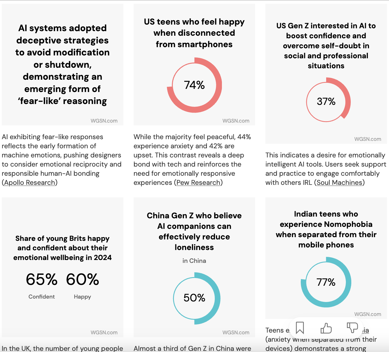 <b>Emotional Experiences (UX/UI)</b><br>This image shows how emotional data connects humans and technology. The research explores how users build emotional bonds with digital tools and AI companions. It shows that young people often feel both comfort and anxiety when interacting with technology, highlighting the need for more emotionally intelligent design.
